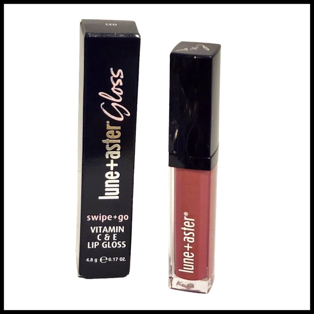 Lune+Aster Vitamin C+E Lip Gloss CEO Full Size New in Box